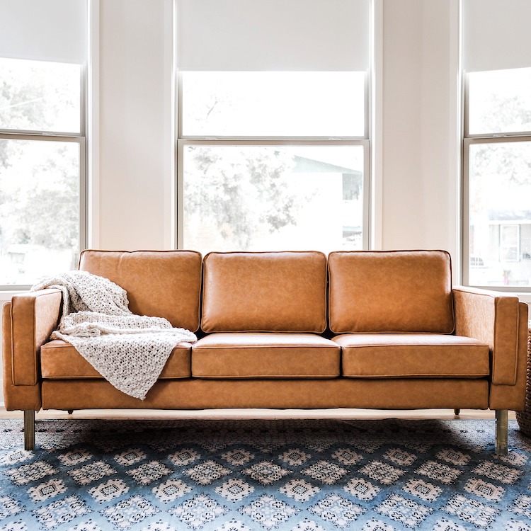 Vegan Leather Sofa