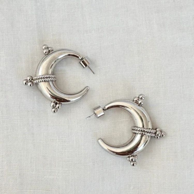 Triple Moon Earrings