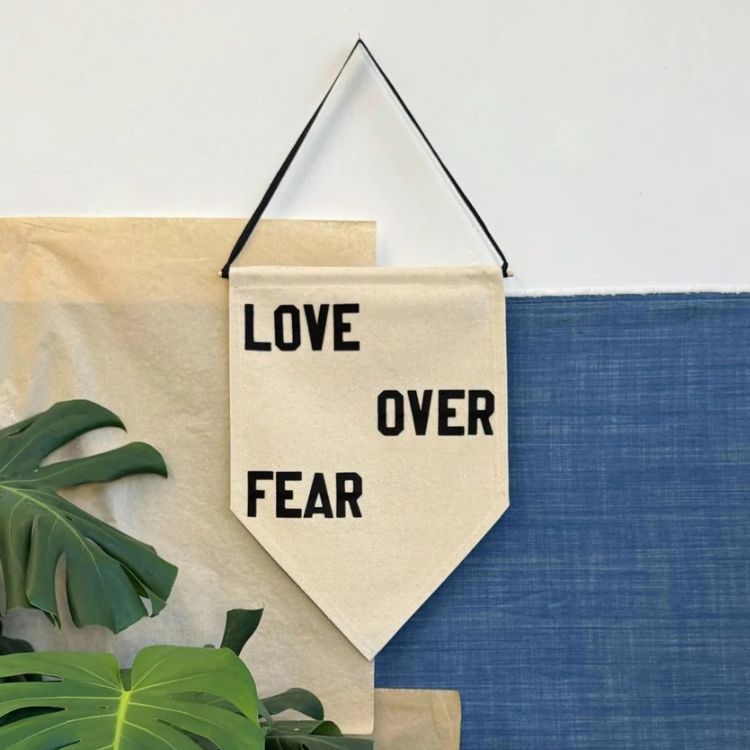 Love Over Fear Pennant