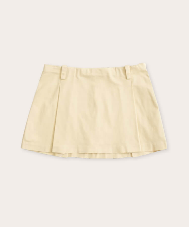 Pleated Mini Skort