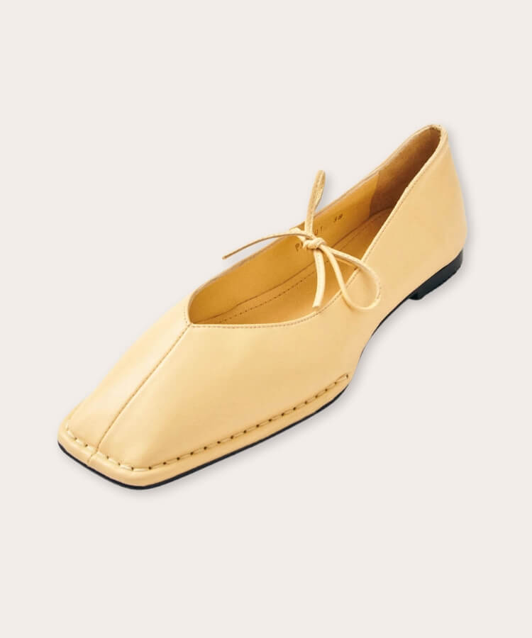 Leather Ballet Flats