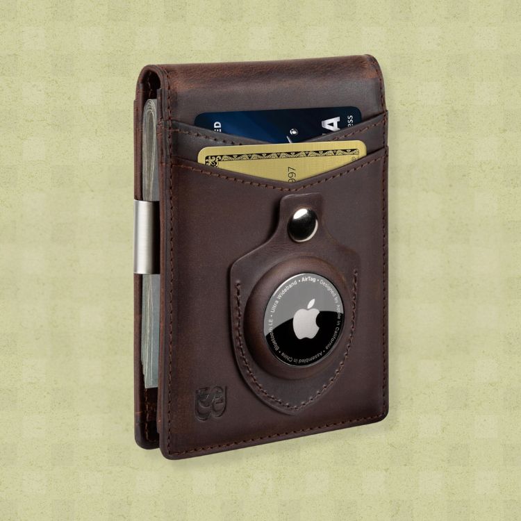 Leather AirTag Wallet