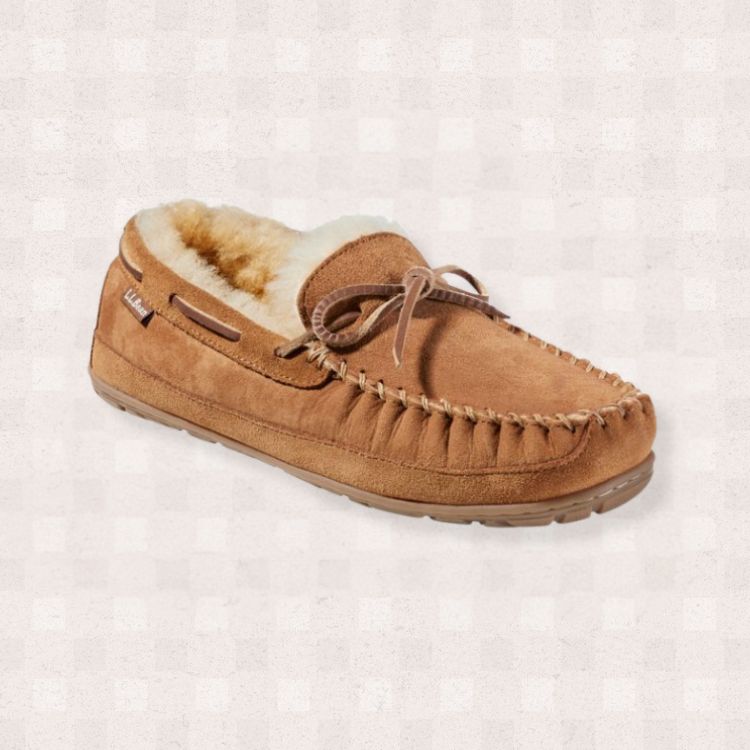 Shearling-Lined Moccasins