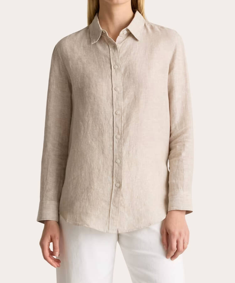 Linen Long-Sleeve Shirt