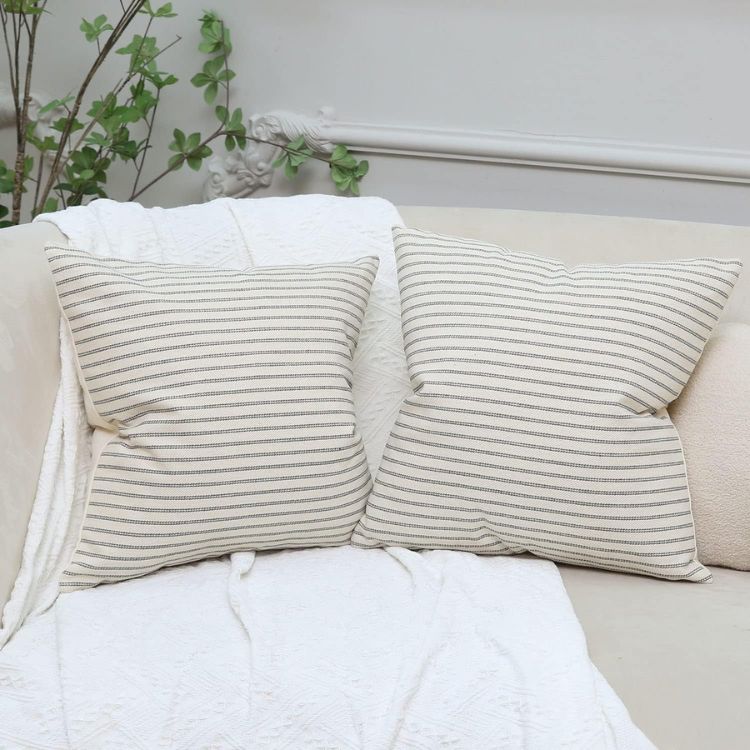 Striped Throw Pillow