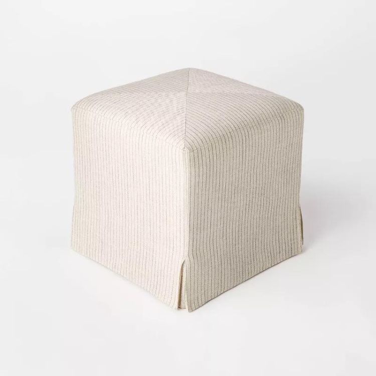 Slipcover Cube Ottoman