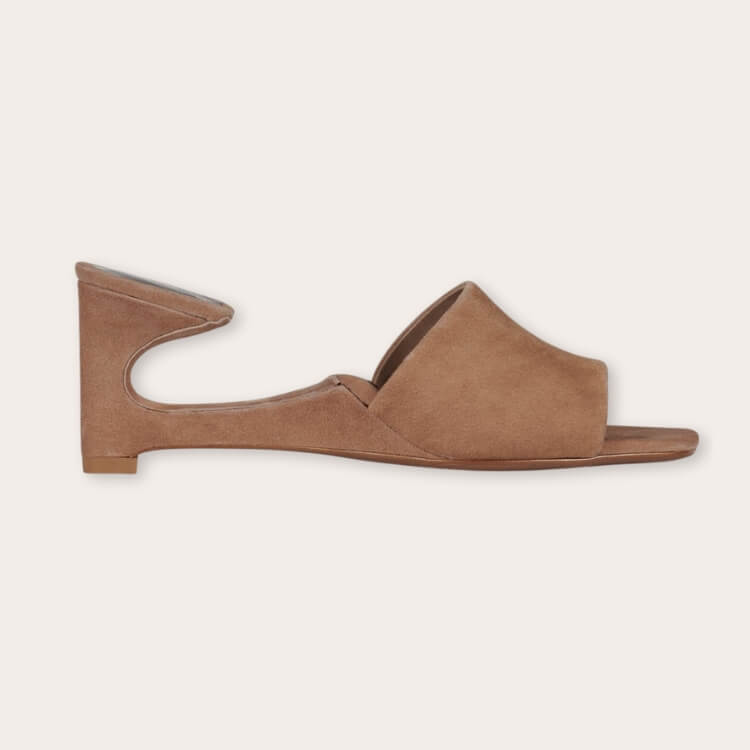 Cut-Out Wedge Sandals