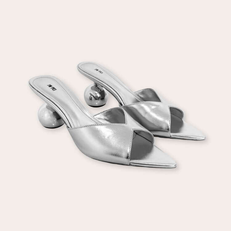 Sphere Heel Mules