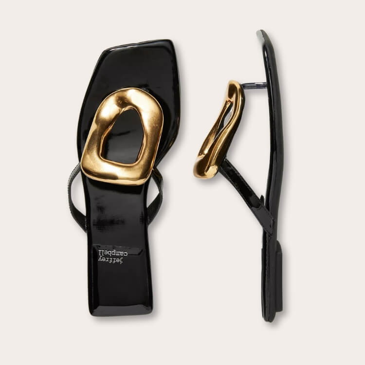 Embellished Thong Sandals