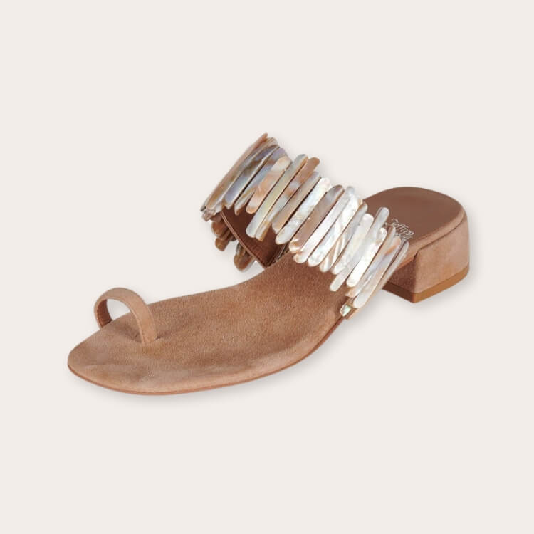 Shell Detail Sandals