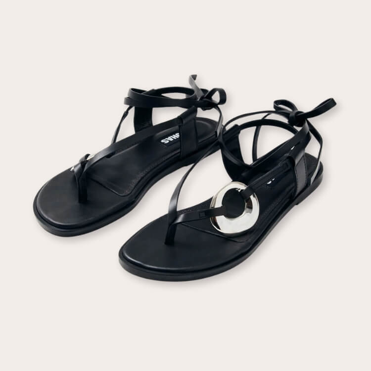 Strappy Leather Sandals