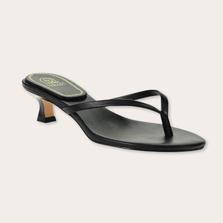 Kitten Heel Flip-Flops