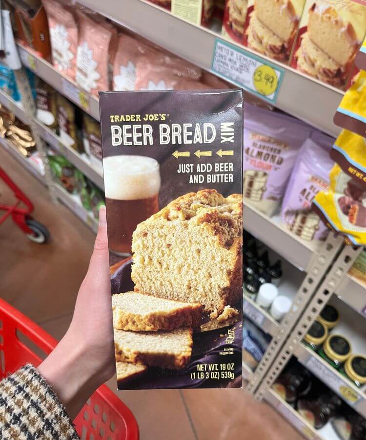 spring trader joe's products beer bread mix