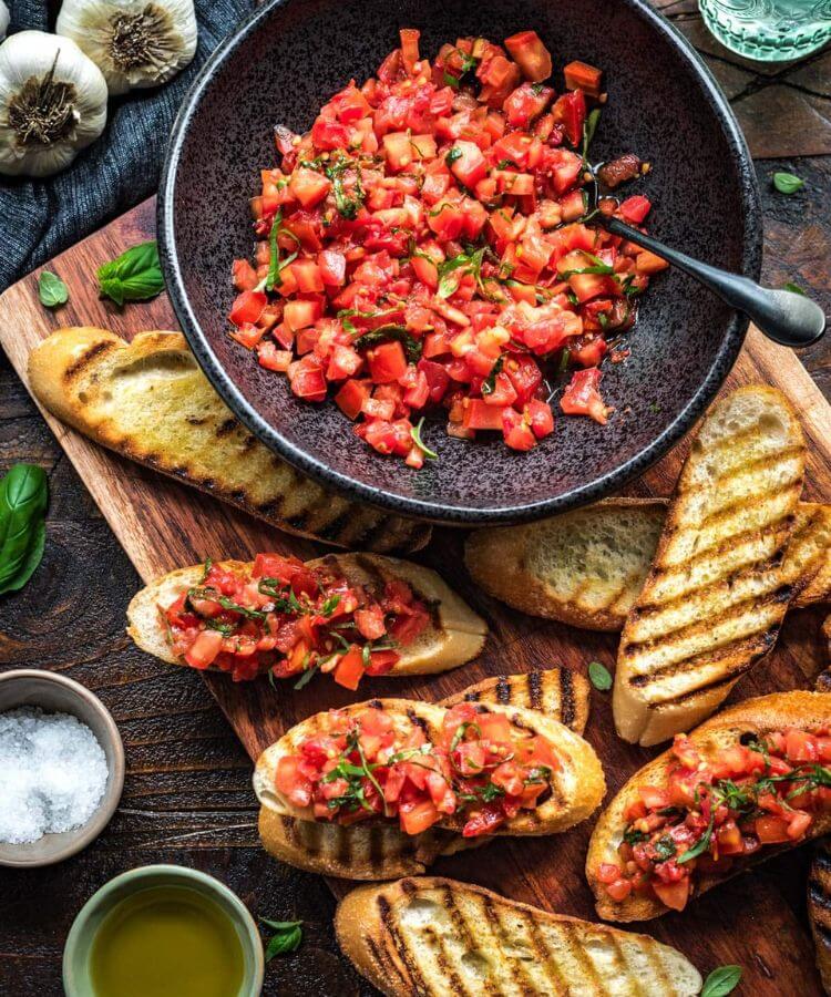 bruschetta summer bbq recipe