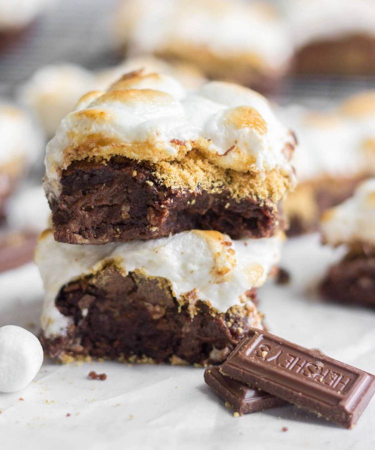 s'mores brownies recipe