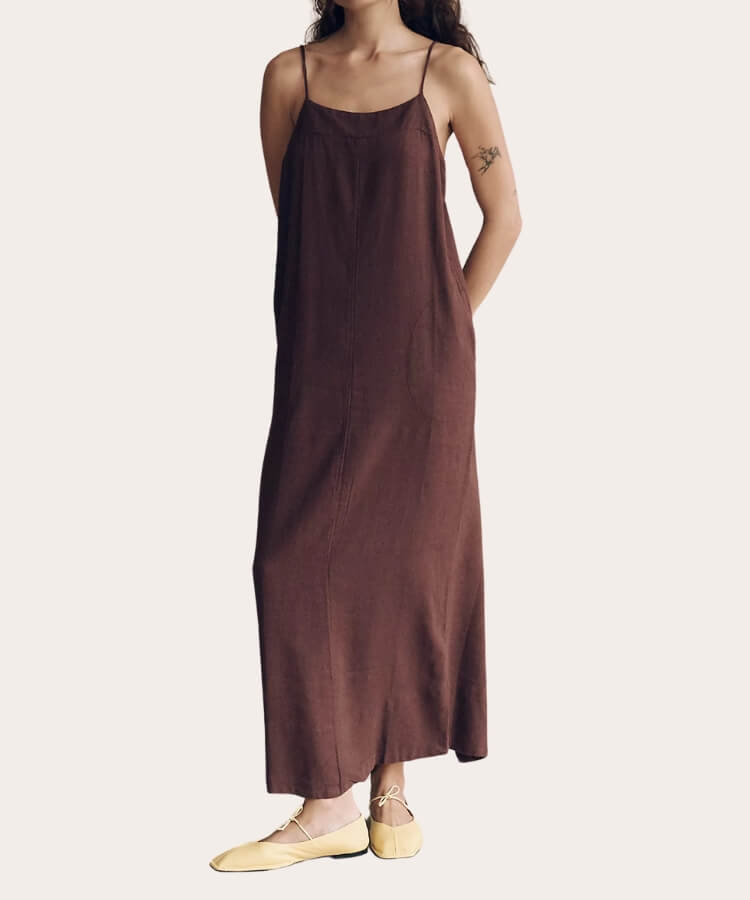 Linen Maxi Dress
