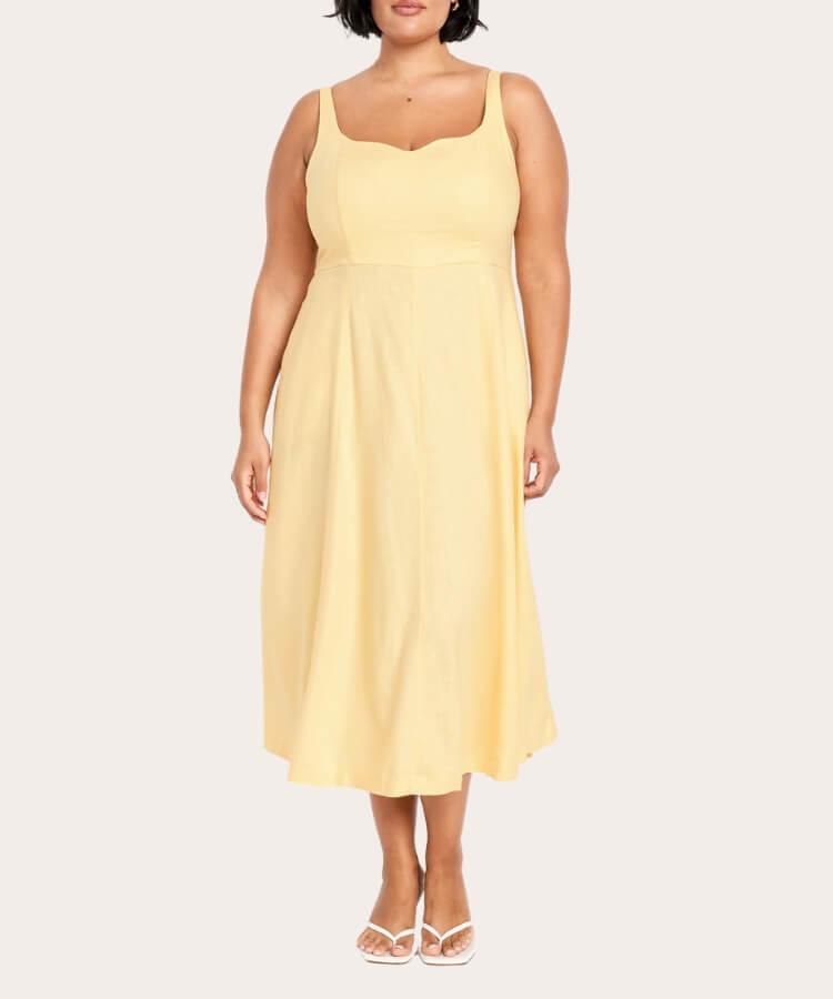 Fit & Flare Midi Dress