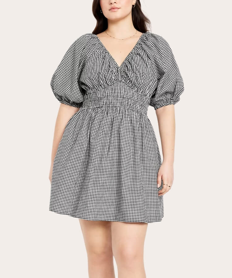 Mini Gingham Dress