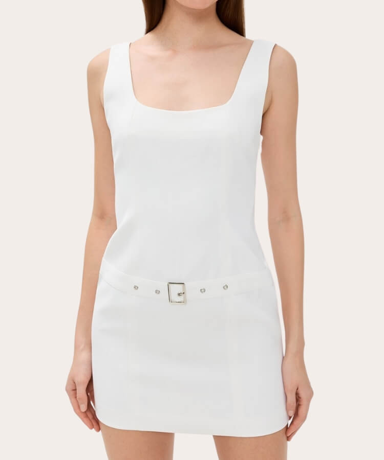 Belted Mini Dress