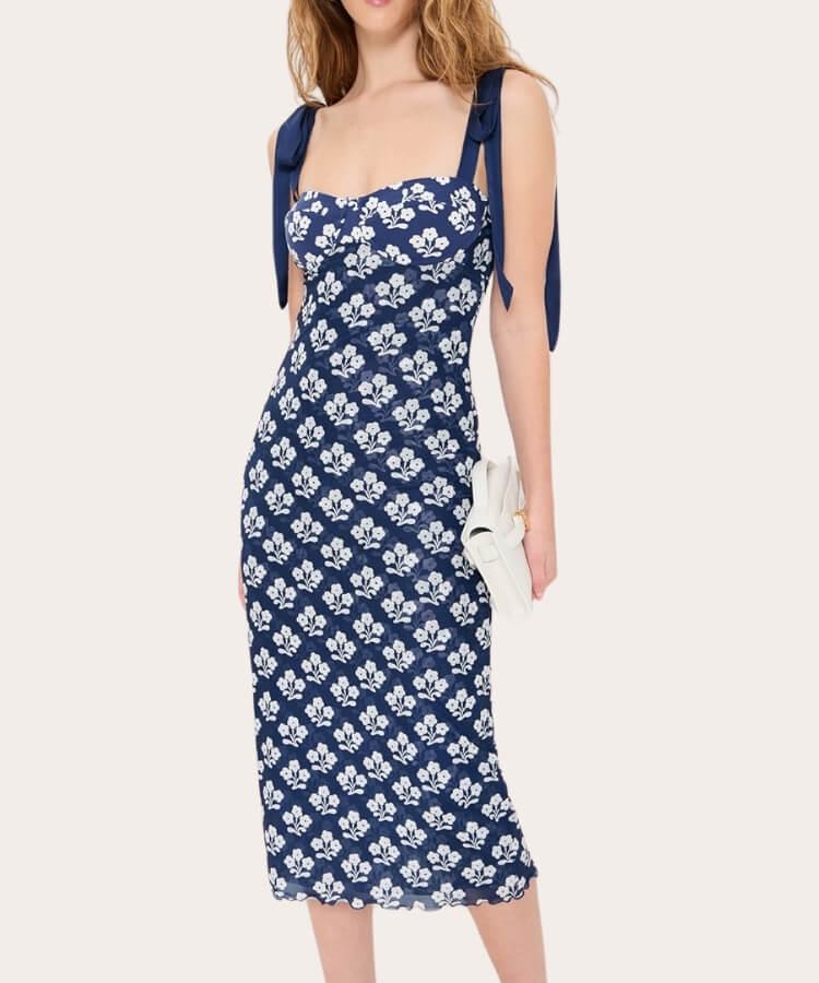Floral Midi Slip Dress