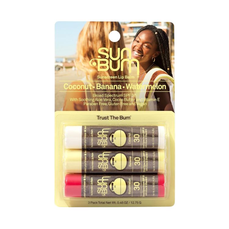 Sun Bum SPF 30 Lip Balm 3-Pack