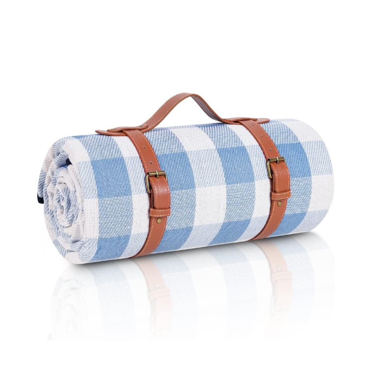 Waterproof Gingham Picnic Blanket
