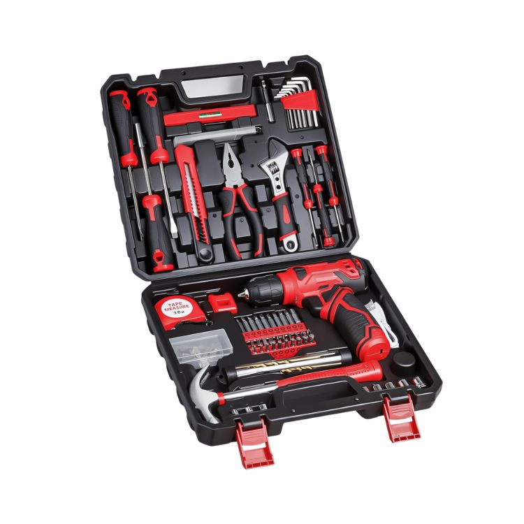Tool Kit with Cordless Drill