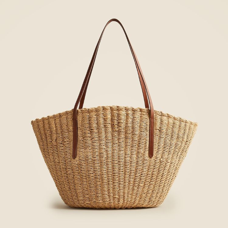 Woven Straw Tote