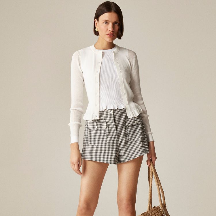 Gingham Mini Boxer Shorts