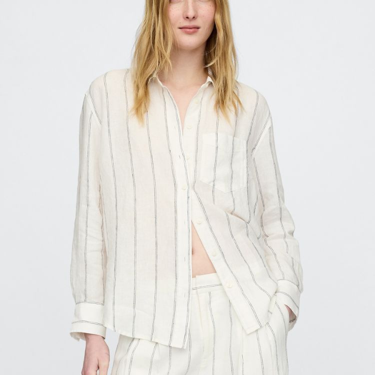 Oversized Linen Shirt