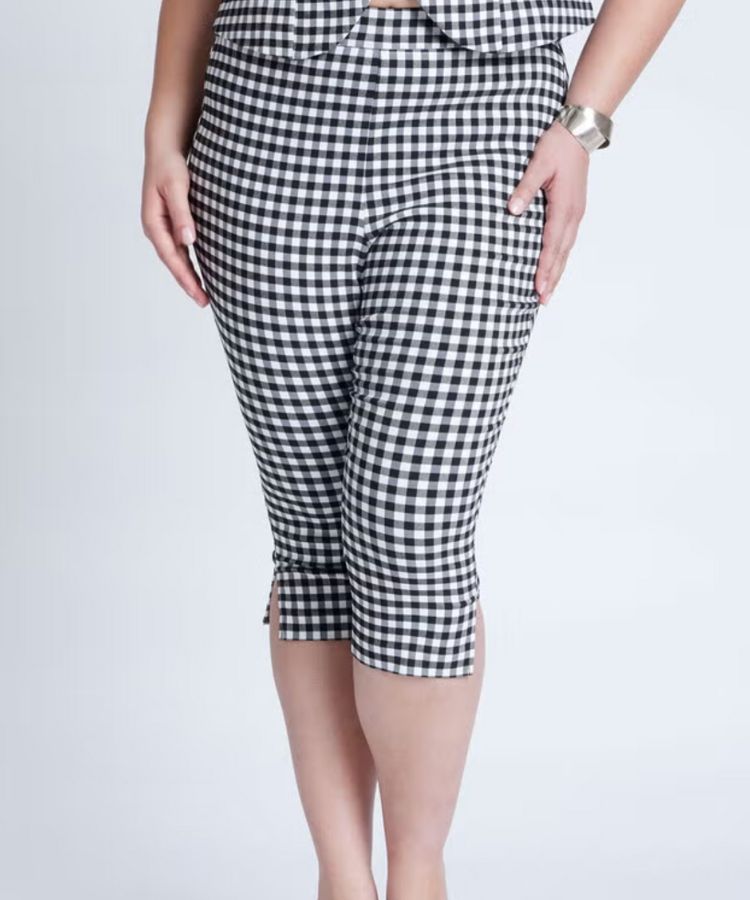 Gingham Capri Leggings