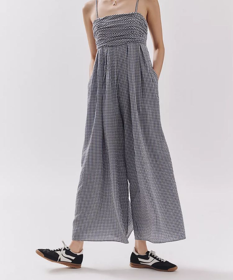 Sleeveless Wide-Leg Jumpsuit