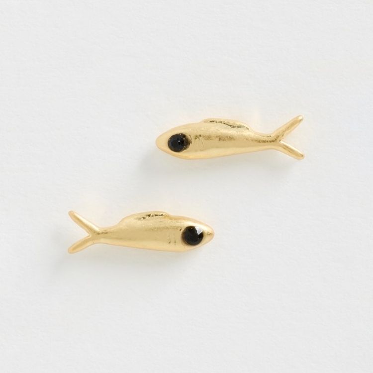 Sardine Stud Earrings