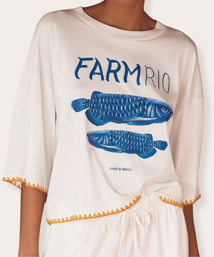 Oversized Cropped Graphic Tee