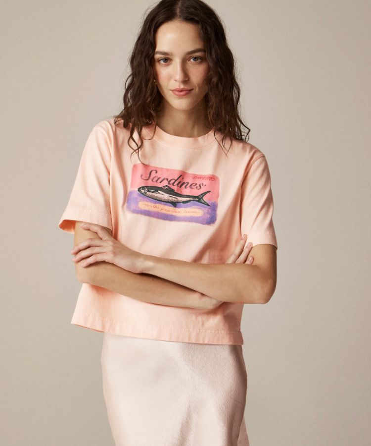 Relaxed Graphic Sardines Tee
