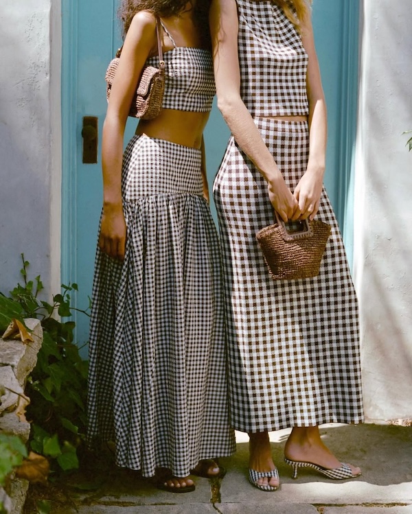 summer capsule gingham