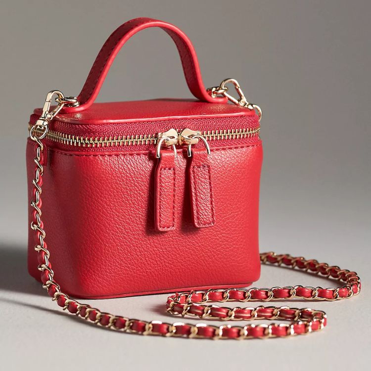 Mini Top-Handle Box Clutch