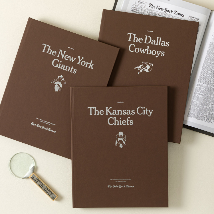 New York Times Custom Football Book