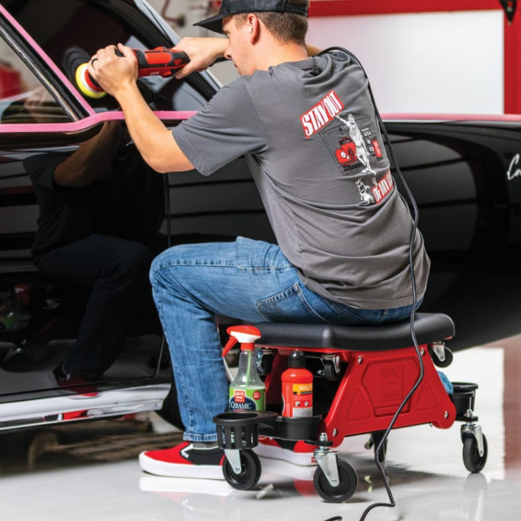 Compact Sit-On Creeper